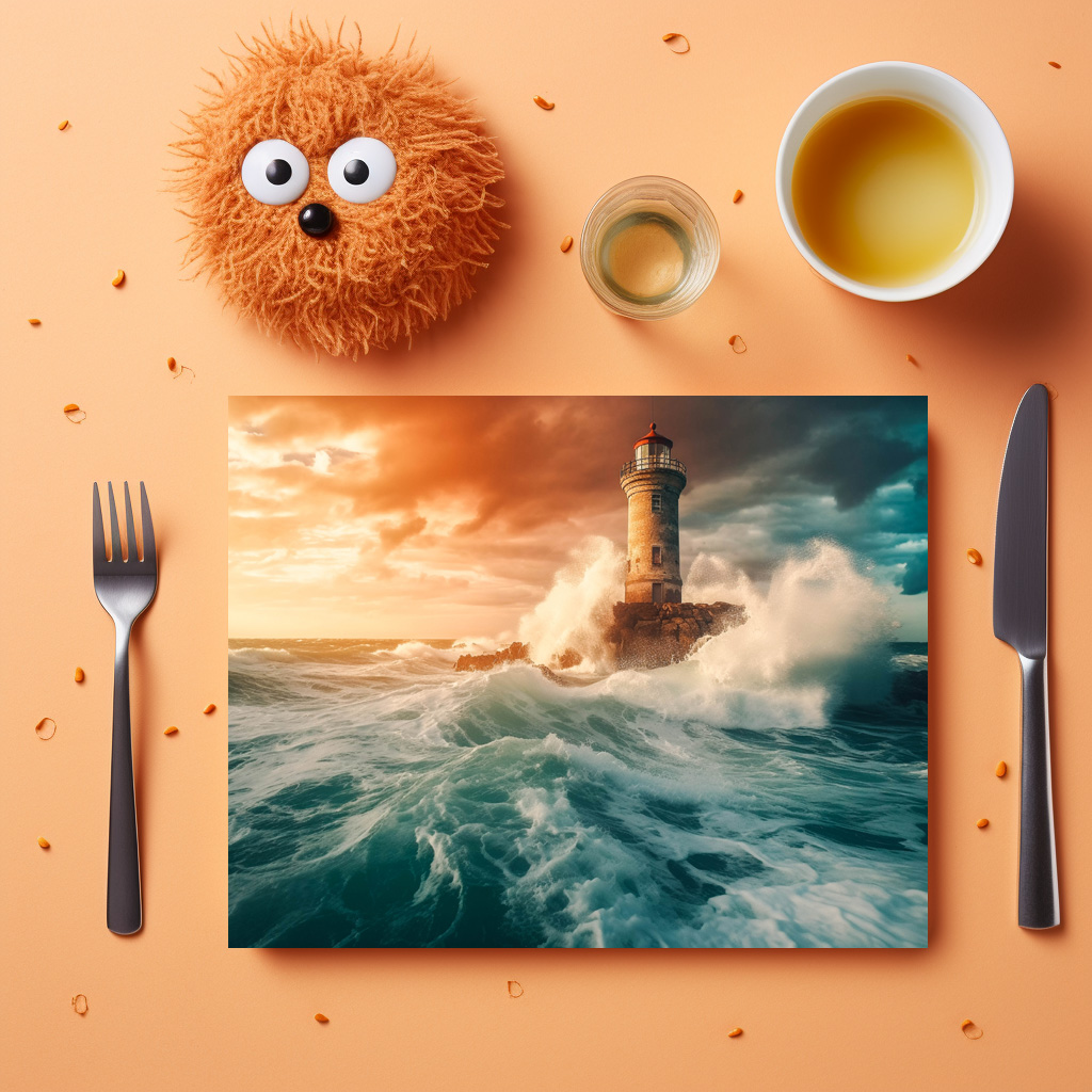 raxxa Premium-Tischset: Der Turm singt mit dem Sturmchor