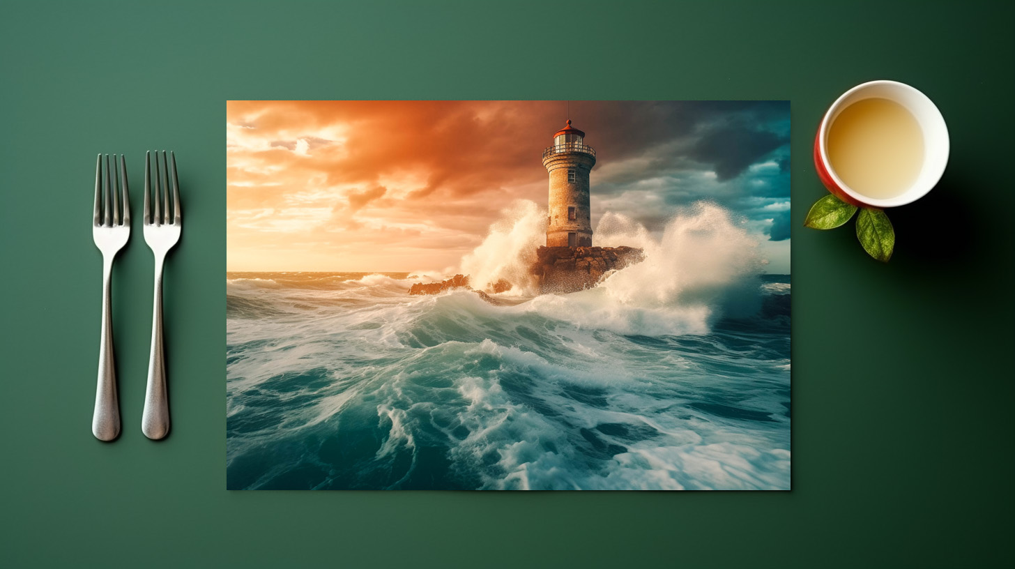 raxxa Premium-Tischset: Der Turm singt mit dem Sturmchor - Image 3