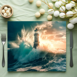 raxxa Premium-Tischset: Die Flamme tanzt wie ein unermüdlicher Wächter