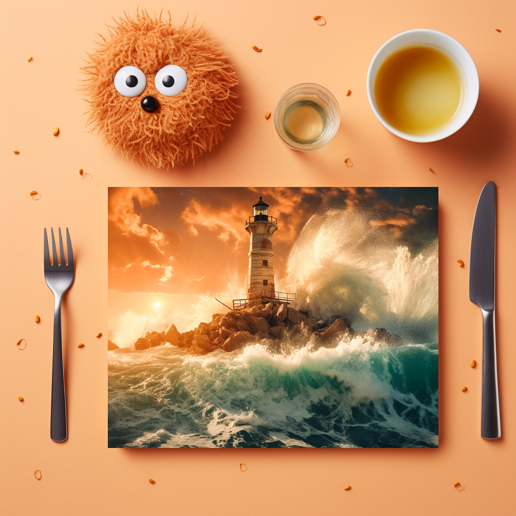 raxxa Premium-Tischset: Jeder Leuchtimpuls ist ein Versprechen - immagine 3