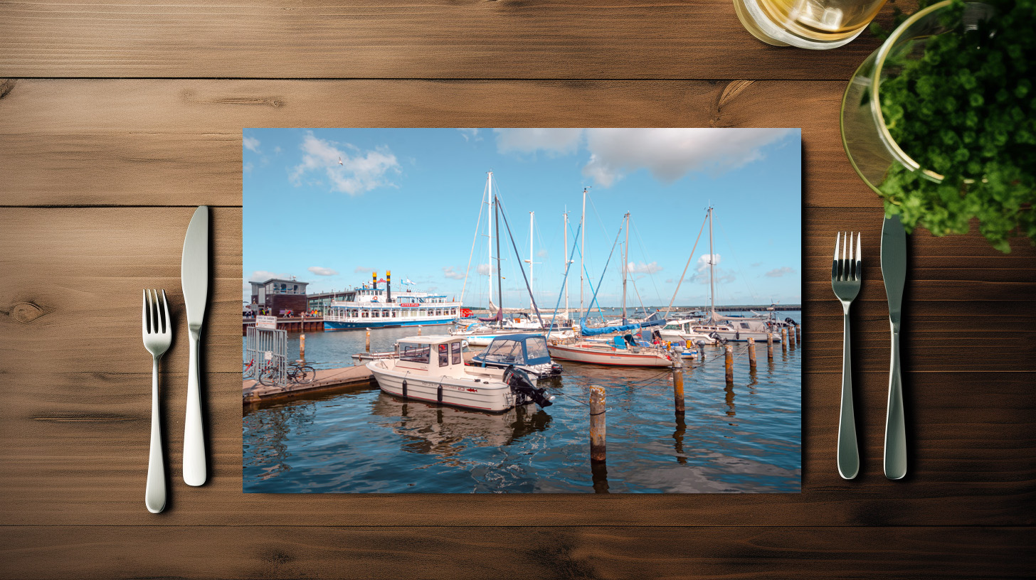 raxxa Premium-Tischset: Hafen Barth - Image 3