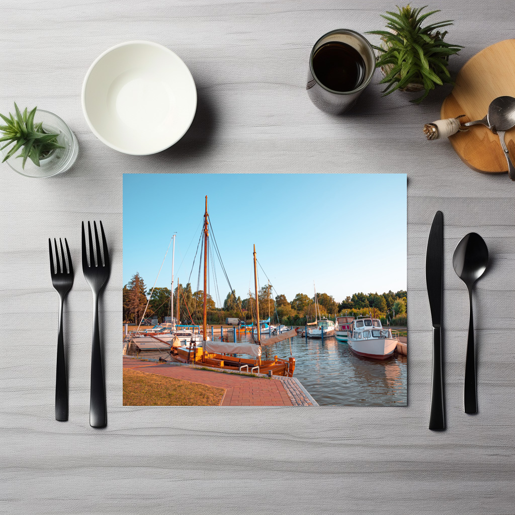 raxxa Premium-Tischset: Hafen Fuhlendorf – Image 3