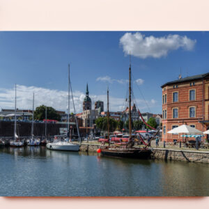 raxxa Premium-Tischset: Hafen Stralsund