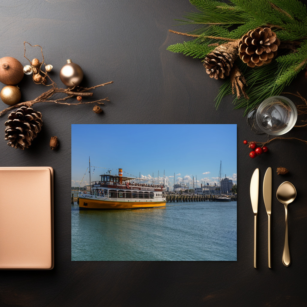 raxxa Premium-Tischset: Hafen Warnemünde - Imagen 2