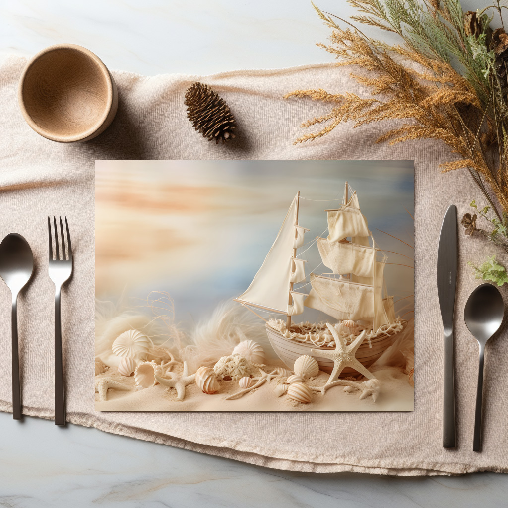 raxxa Premium-Tischset: Ankerplatz der Träume