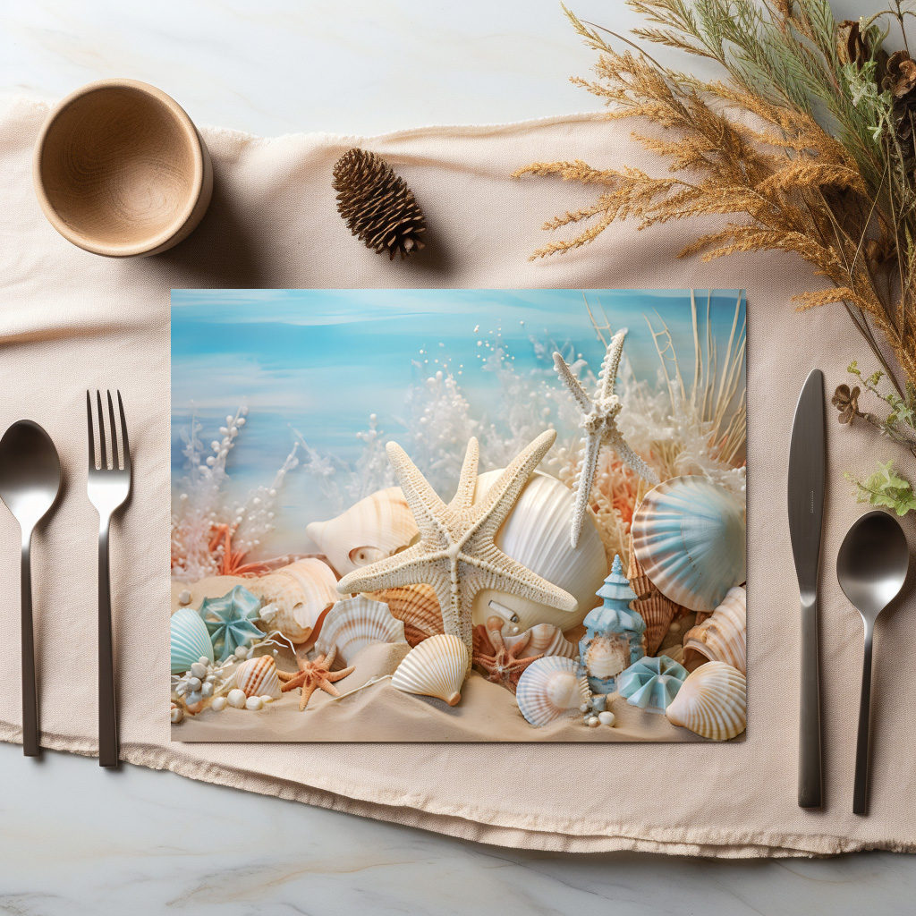 raxxa Premium-Tischset: Früchte der See