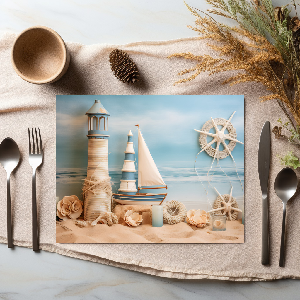 raxxa Premium-Tischset: Im Licht des Leuchtturms