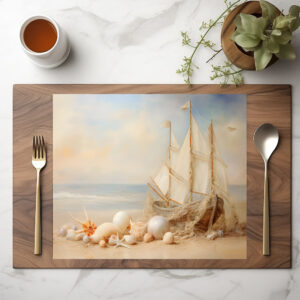 raxxa Premium-Tischset: Segel im Morgenlicht