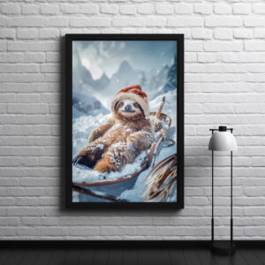 Poster: Ich bin das Faultier das dein Tempo ruiniert