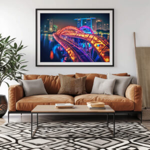 Poster: Helix Bridge Singapur