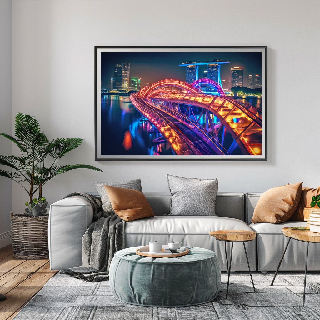 Poster: Helix Bridge Singapur - Imagen 2