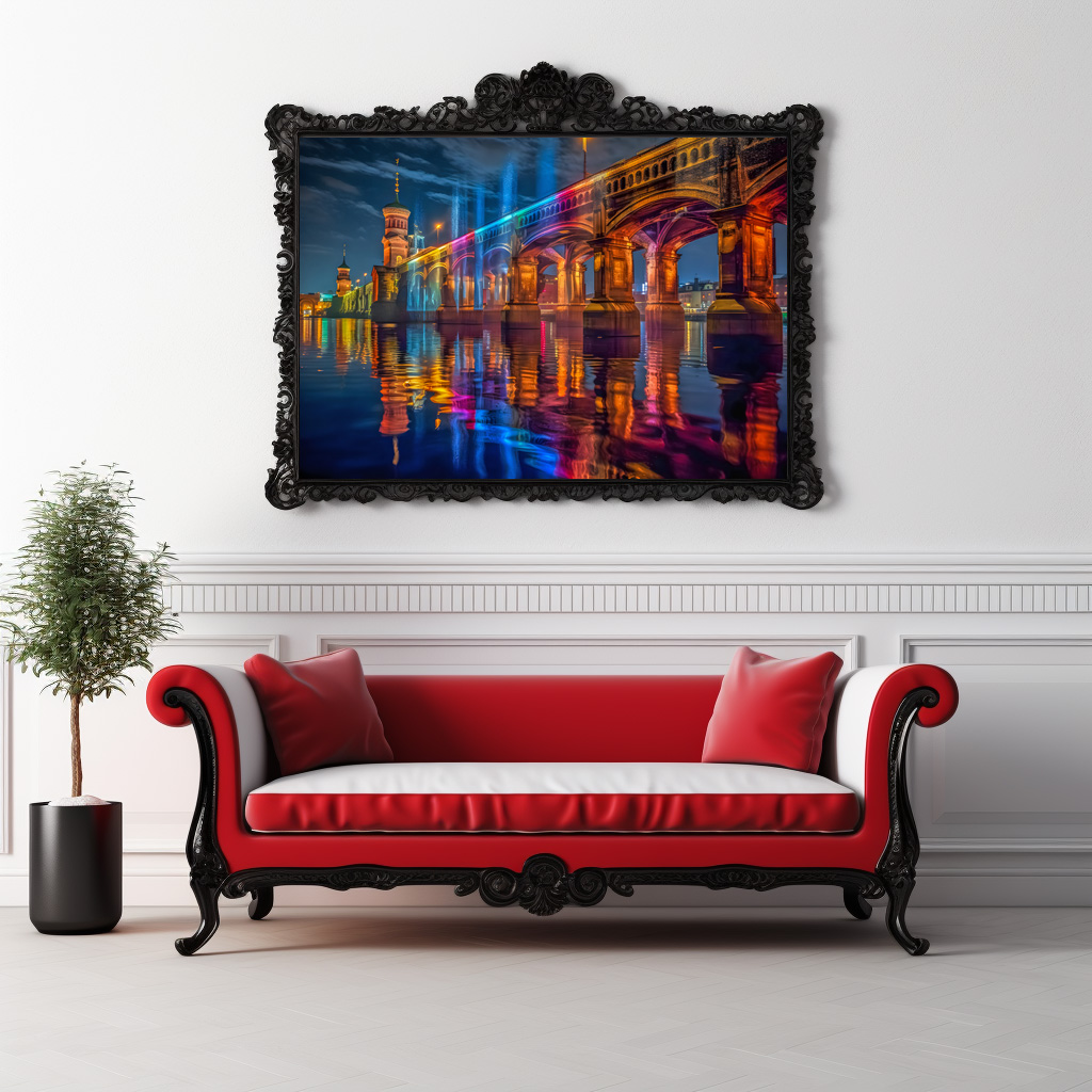 Poster: Oberbaum Bridge Berlin