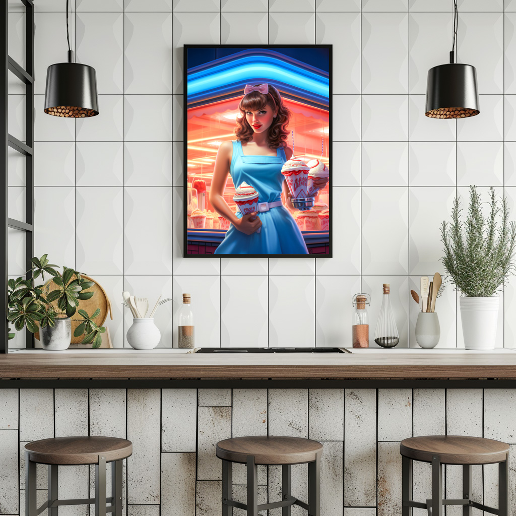 Poster: Roter Lippenstift ist keine Option, sondern Pflicht