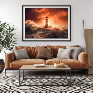 Poster: Das Licht erzählt Geschichten vom sicheren Hafen