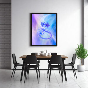 Poster: Blumen öffnen die Tore zur Magie