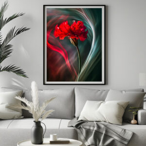 Poster: Lass die Wurzeln wachsen lass das Leben blühen