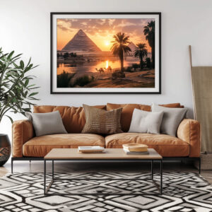 Poster: Das Leben ist wie der Nil manchmal still manchmal wild