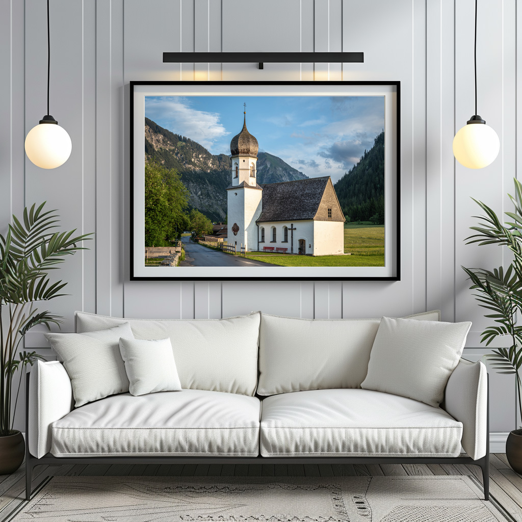 Poster: MariaHilf Kapelle Tannheim