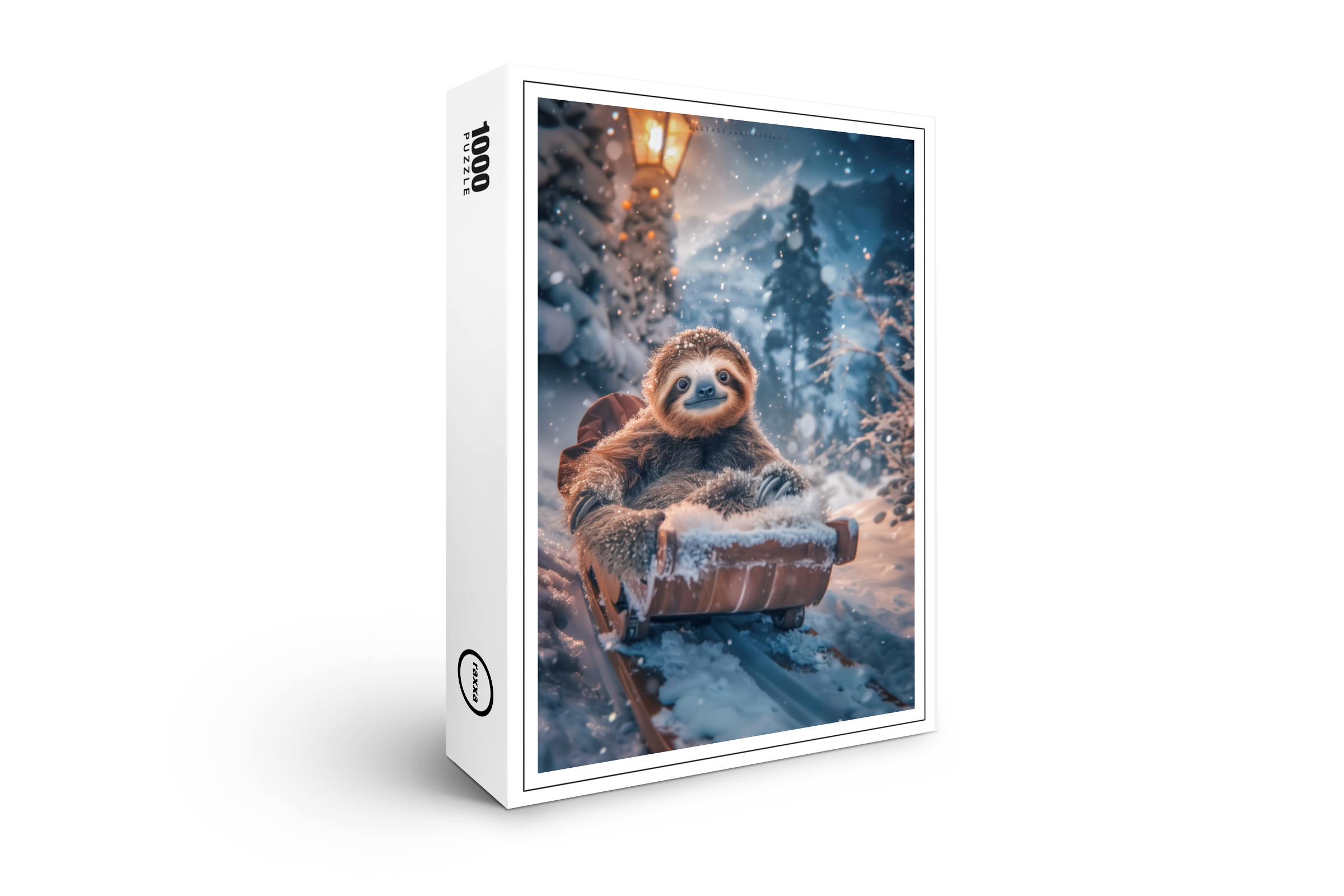 raxxa Premium-Puzzle: Auch gemütlich kann man Schlitten fahren