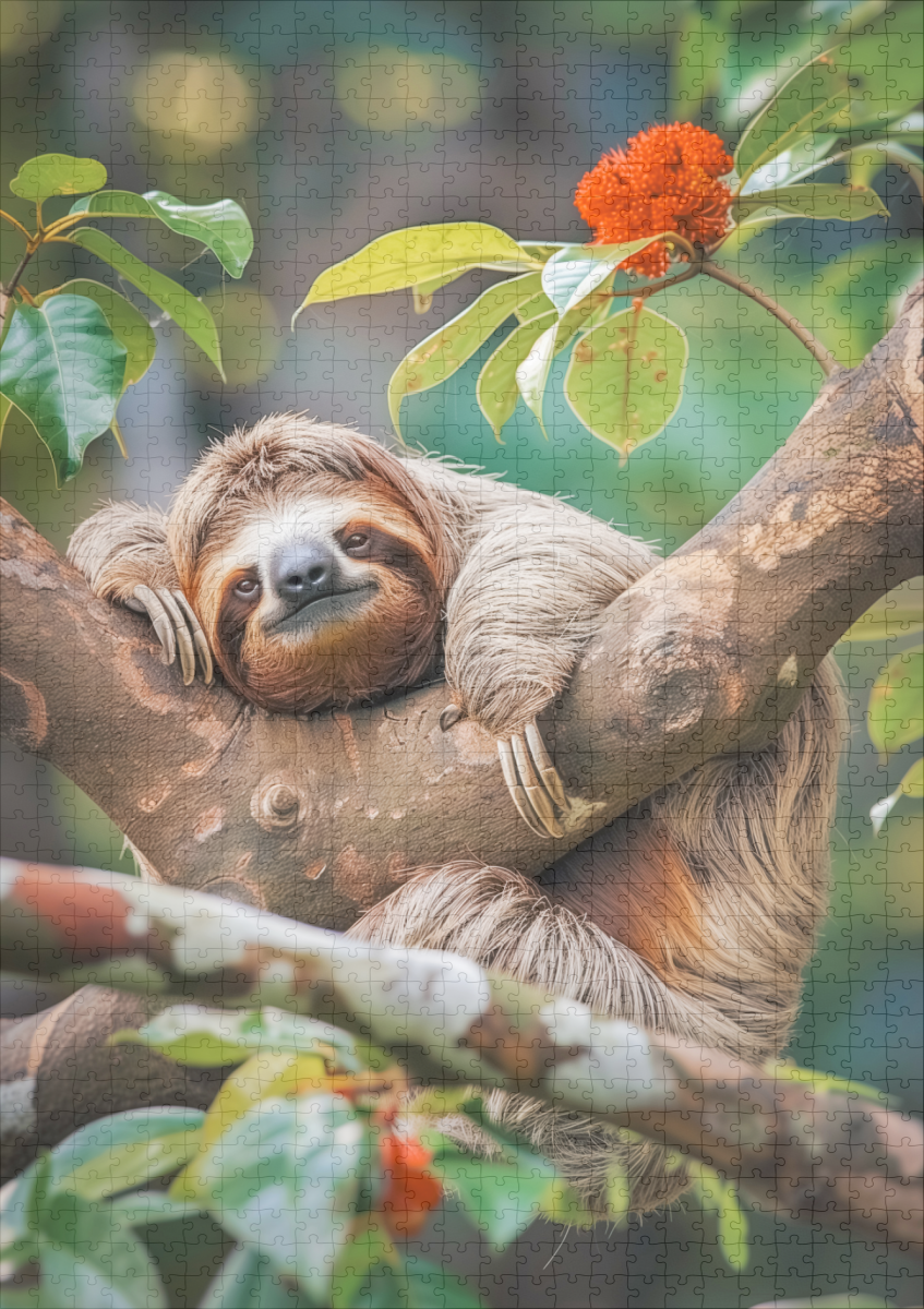 raxxa Premium-Puzzle: Ich geh lieber langsam damit ich die Aussicht genießen kann – Image 2