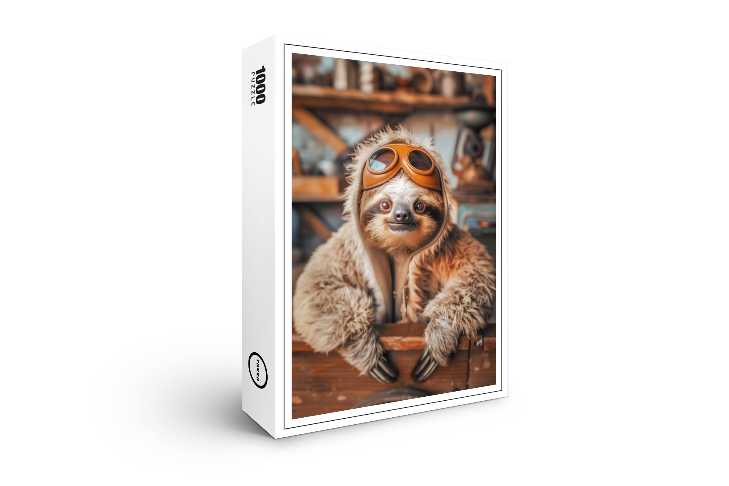 raxxa Premium-Puzzle: Schnelligkeit ist für Geparden ich bin Faultier Zen