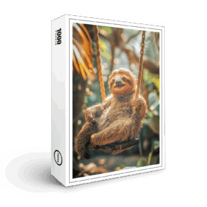 raxxa Premium-Puzzle: ch bewege mich nur wenn es absolut notwendig ist oder für Snacks