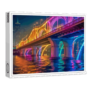 raxxa Premium-Puzzle: Banpo Fountain Bridge