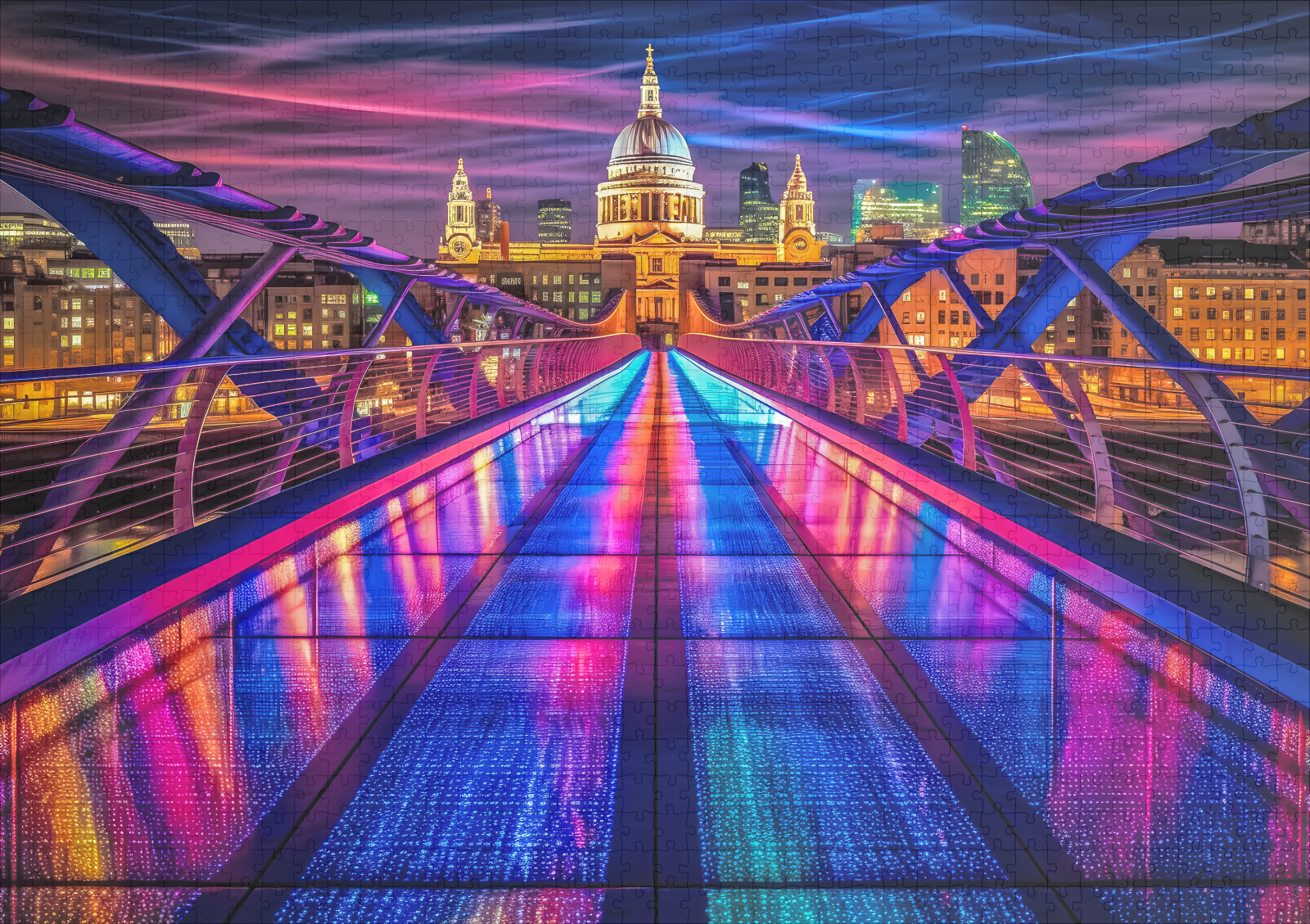 raxxa Premium-Puzzle: Millennium Bridge London – Image 2