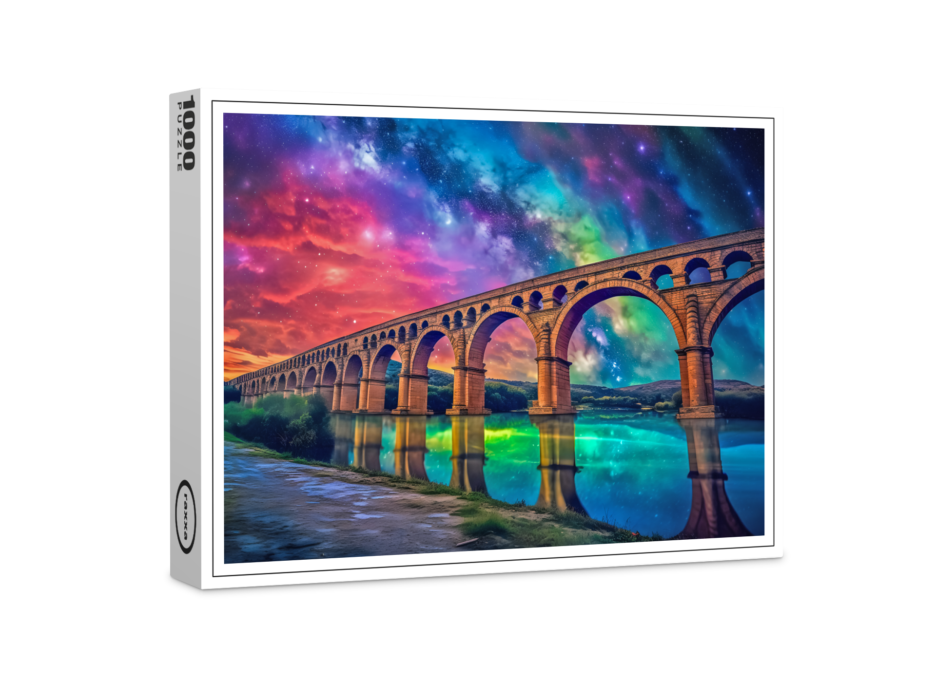 raxxa Premium-Puzzle: Pont du Gard Frankreich