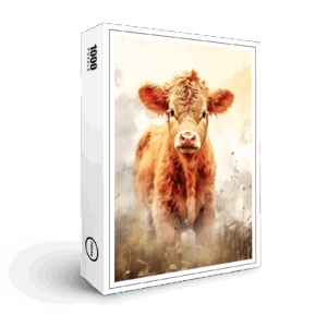 raxxa Premium-Puzzle: Baby Kuh