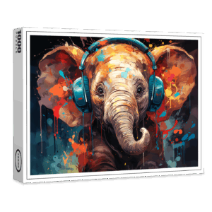 raxxa Premium-Puzzle: Elefant