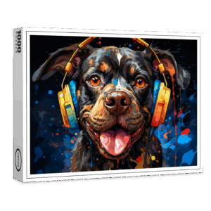 raxxa Premium-Puzzle: Hund