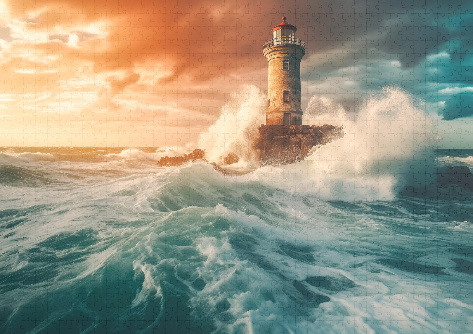 raxxa Premium-Puzzle: Der Turm singt mit dem Sturmchor – Image 2