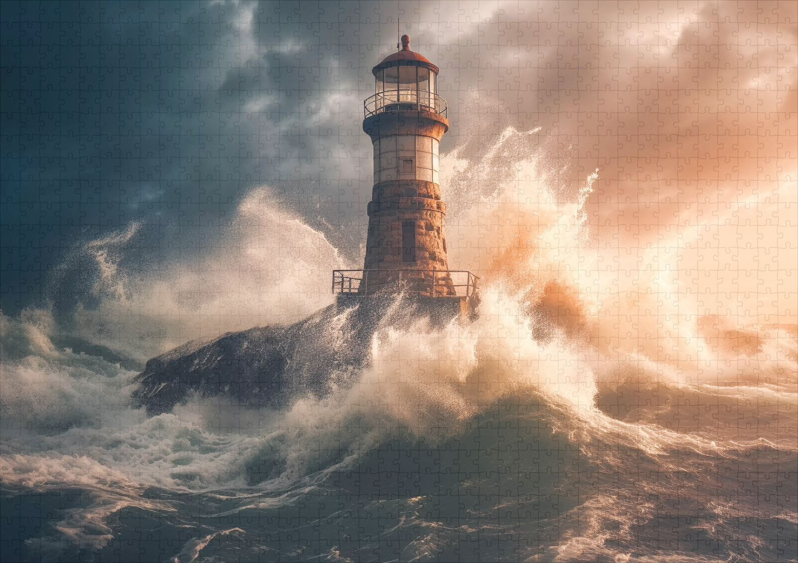 raxxa Premium-Puzzle: Er ist ein Flüstern der Hoffnung in der tosenden See – Image 2