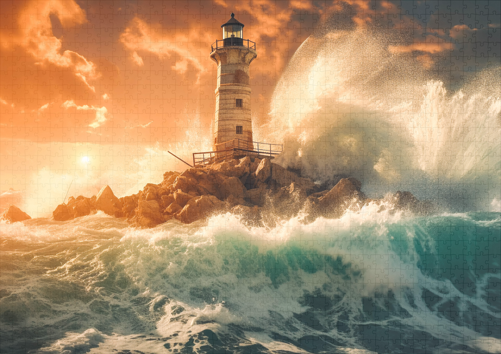 raxxa Premium-Puzzle: Jeder Leuchtimpuls ist ein Versprechen - Imagen 2