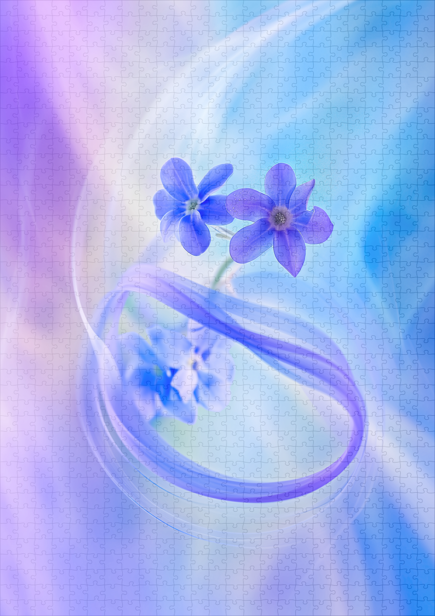 raxxa Premium-Puzzle: Blumen öffnen die Tore zur Magie - Imagen 2