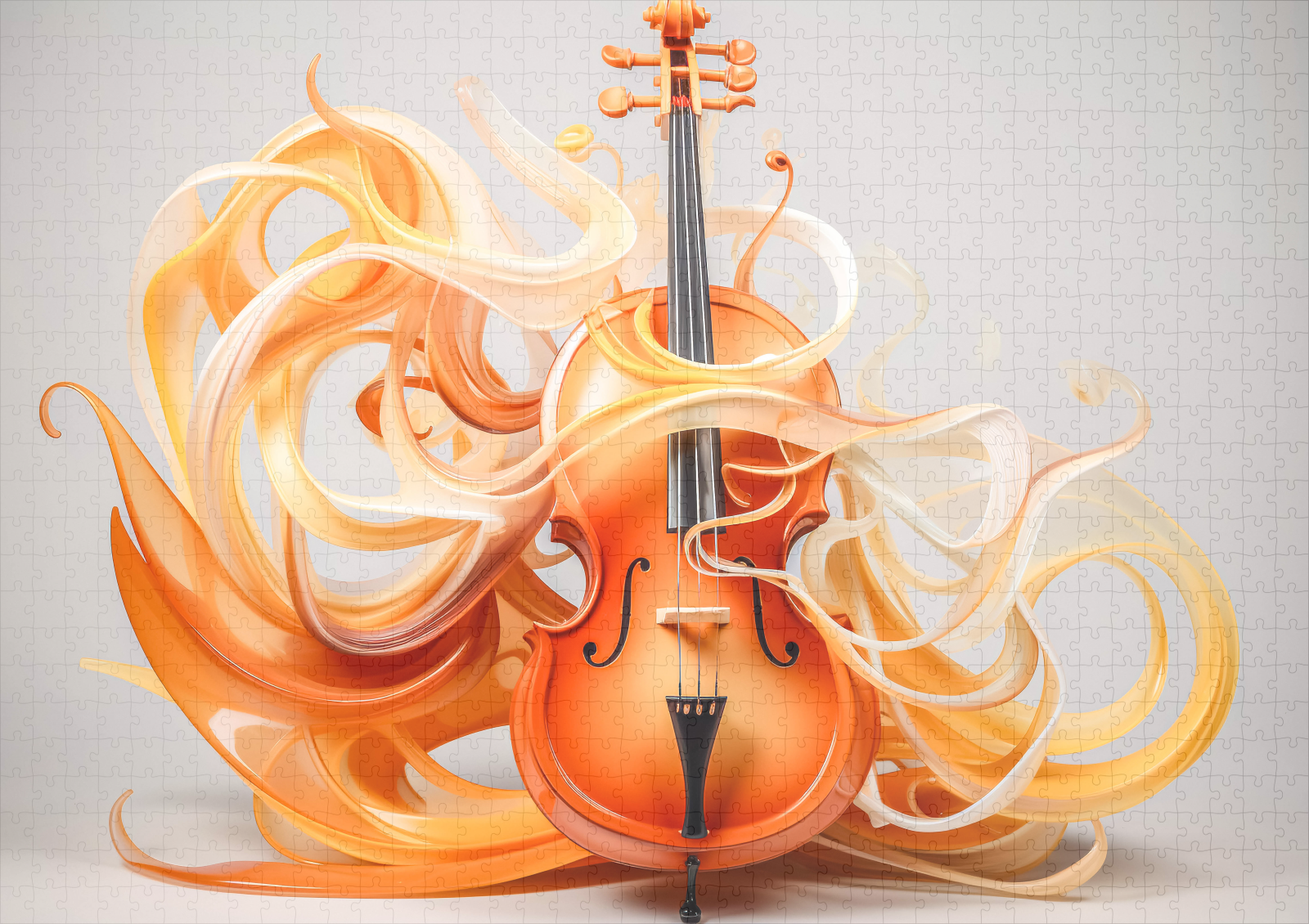 raxxa Premium-Puzzle: Kontrabass - immagine 2