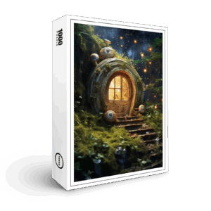 raxxa Premium-Puzzle: Das Haus wechselt seine Form,wenn du es ansiehst