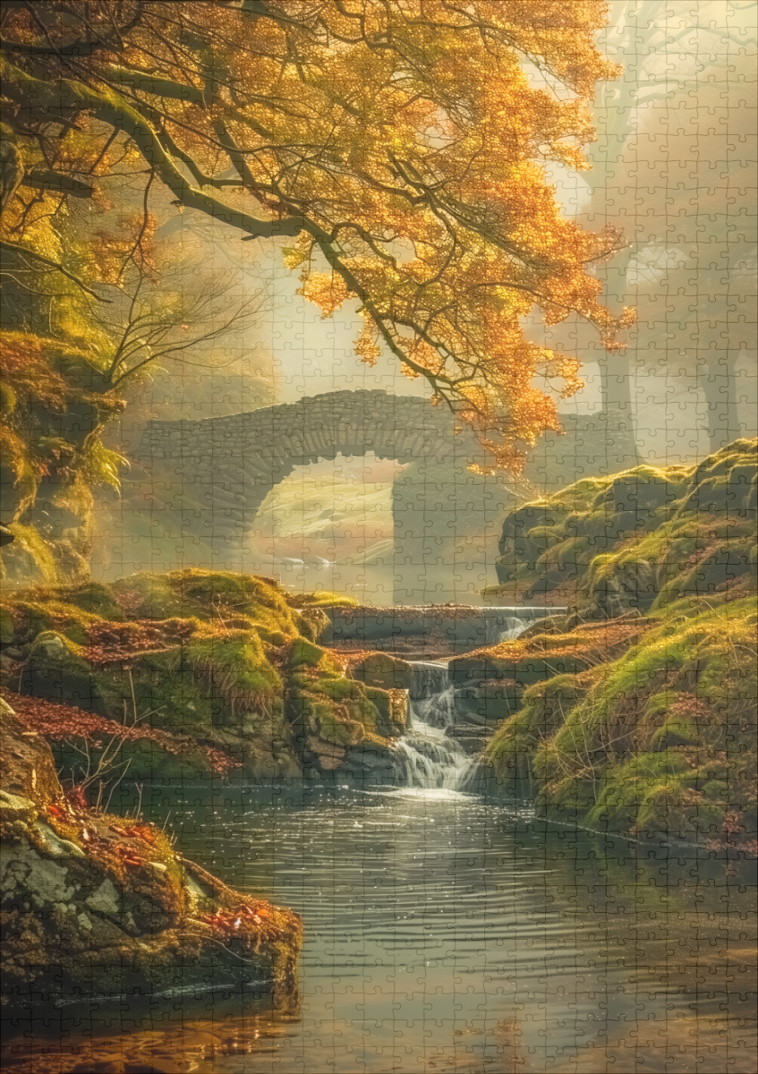 raxxa Premium-Puzzle: Der Gesang des Bachlaufes - immagine 2