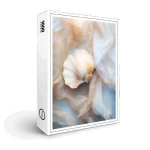 raxxa Premium-Puzzle: Muscheln im Sand