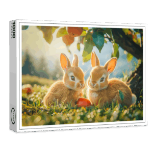 raxxa Premium-Puzzle: An der frischen Luft macht Ostereier suchen Spass