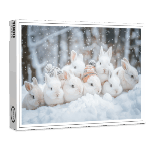 raxxa Premium-Puzzle: Ein Hasenherz kennt keine Langeweile