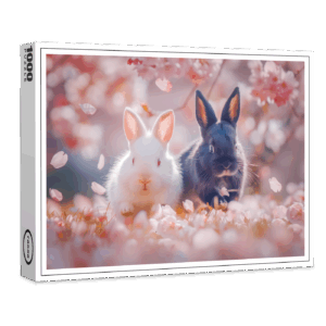 raxxa Premium-Puzzle: Flauschefell und große Sprünge