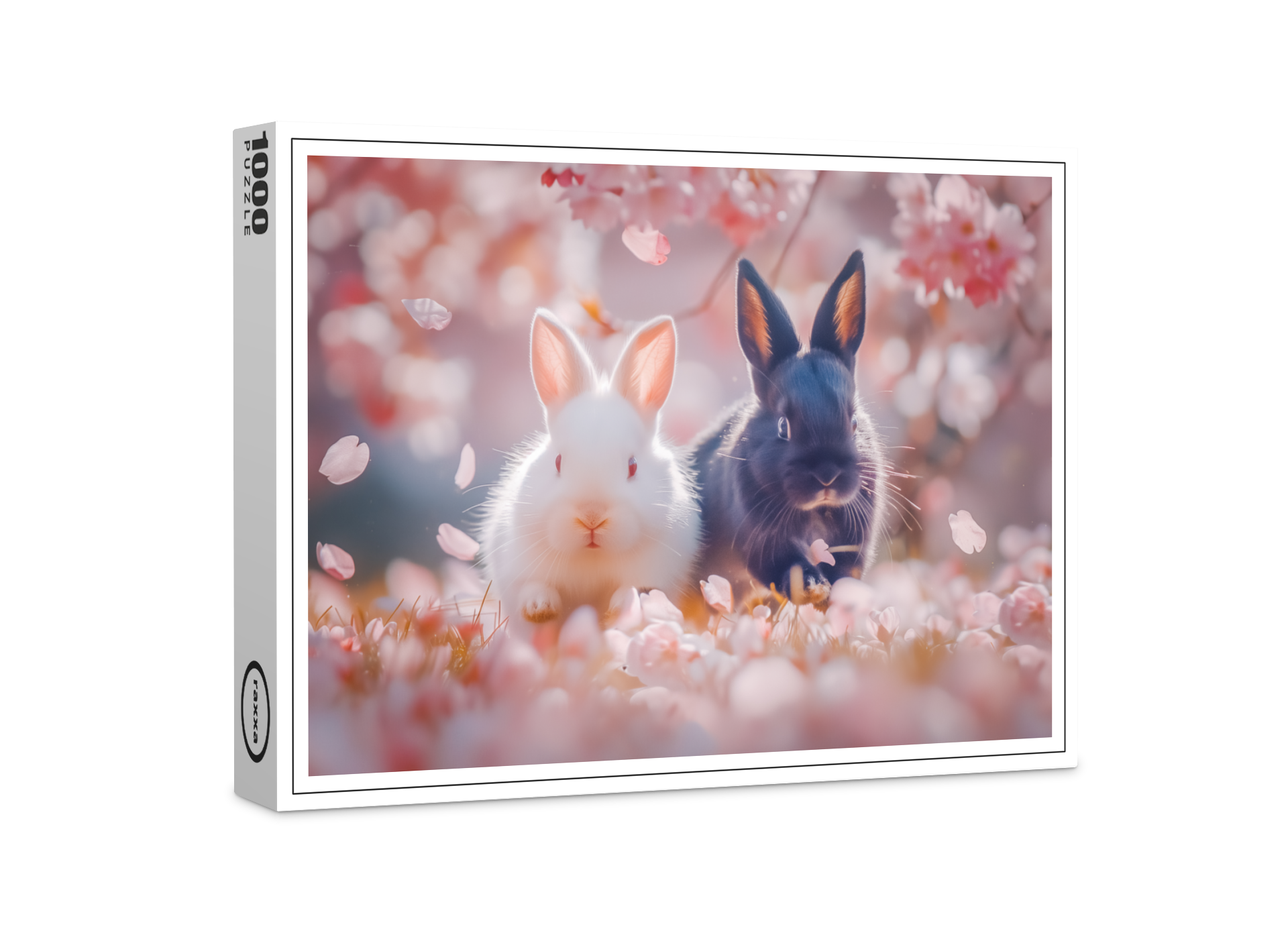 raxxa Premium-Puzzle: Flauschefell und große Sprünge