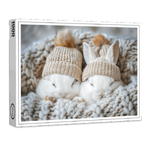 raxxa Premium-Puzzle: Klein frech und flauschig das sind wir