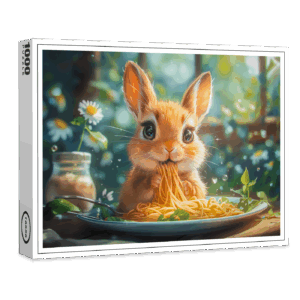 raxxa Premium-Puzzle: Lass uns gemeinsam Nudeln essen