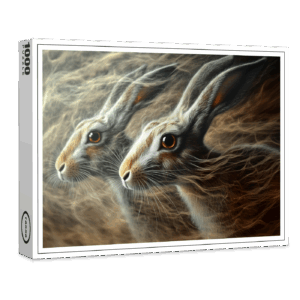 raxxa Premium-Puzzle: Davinci Hasen