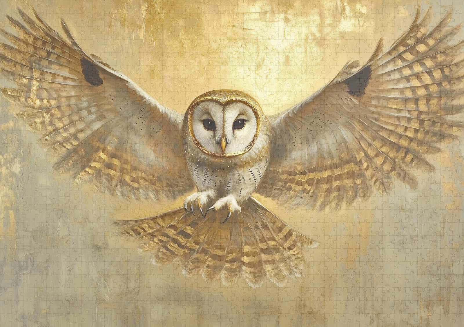 raxxa Premium-Puzzle: Im Glanz der Eule - immagine 2