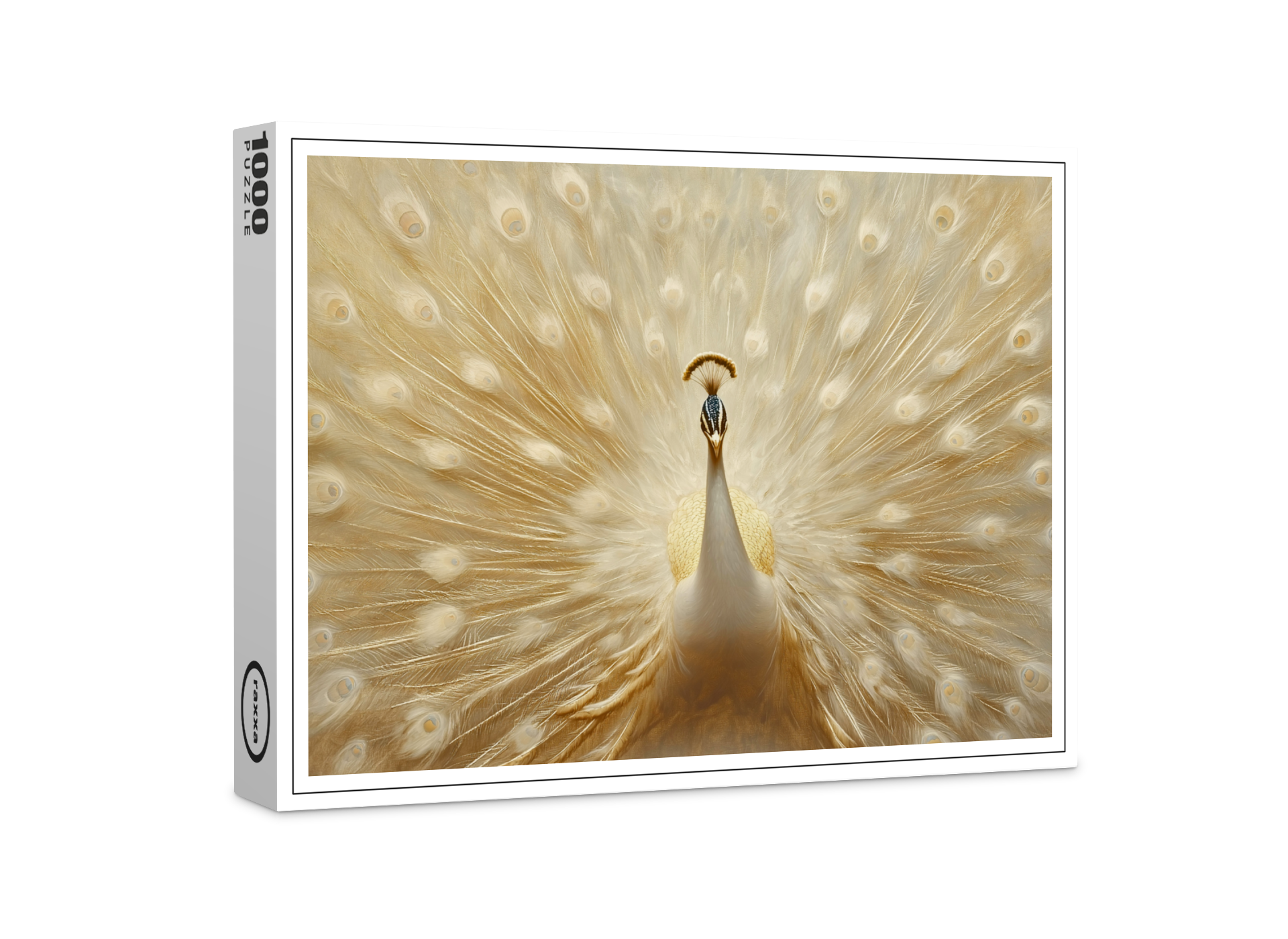 raxxa Premium-Puzzle: Macht des Pfaus
