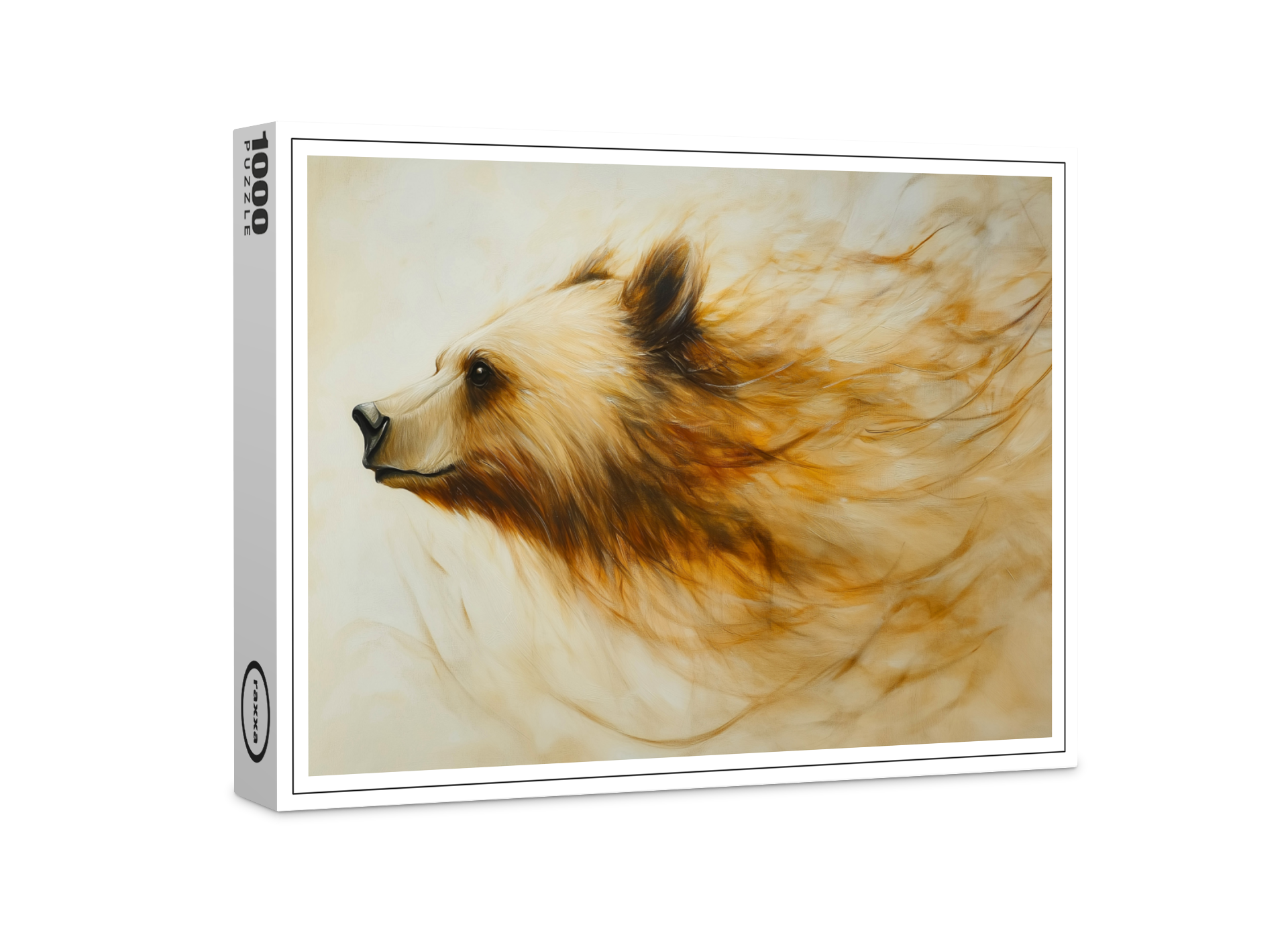 raxxa Premium-Puzzle: Nebelbär